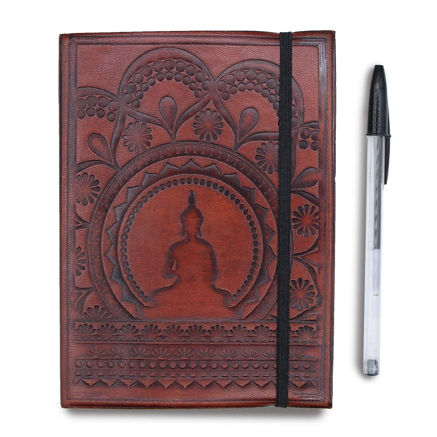 Cuaderno pequeño con elástico - Mandala tibetano