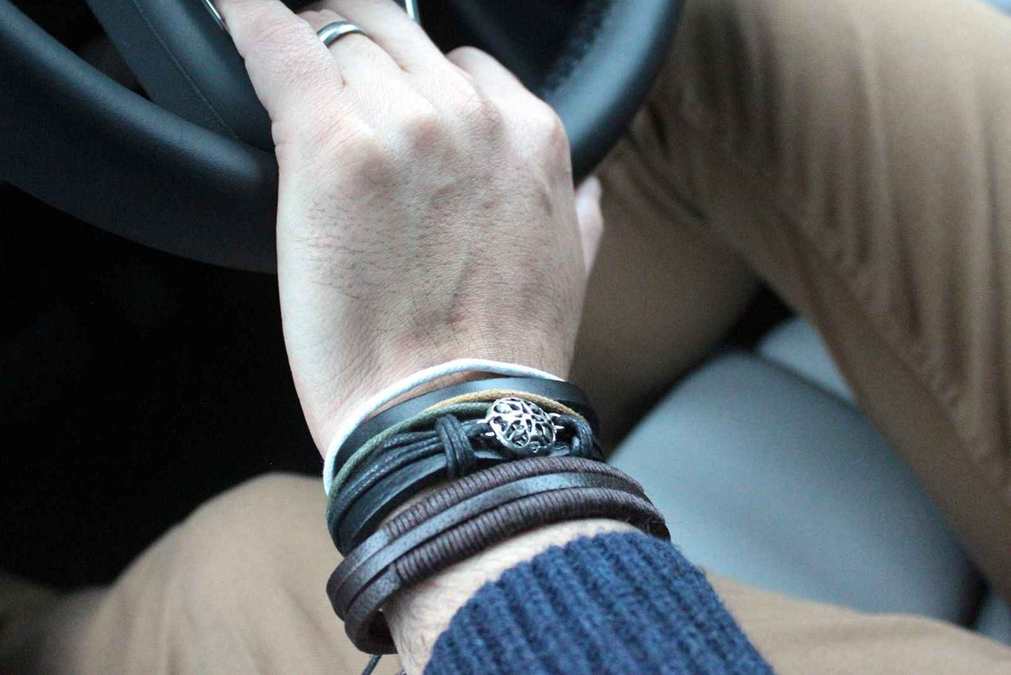 Pulsera de Hombre - Azuladas (color aleatorio)