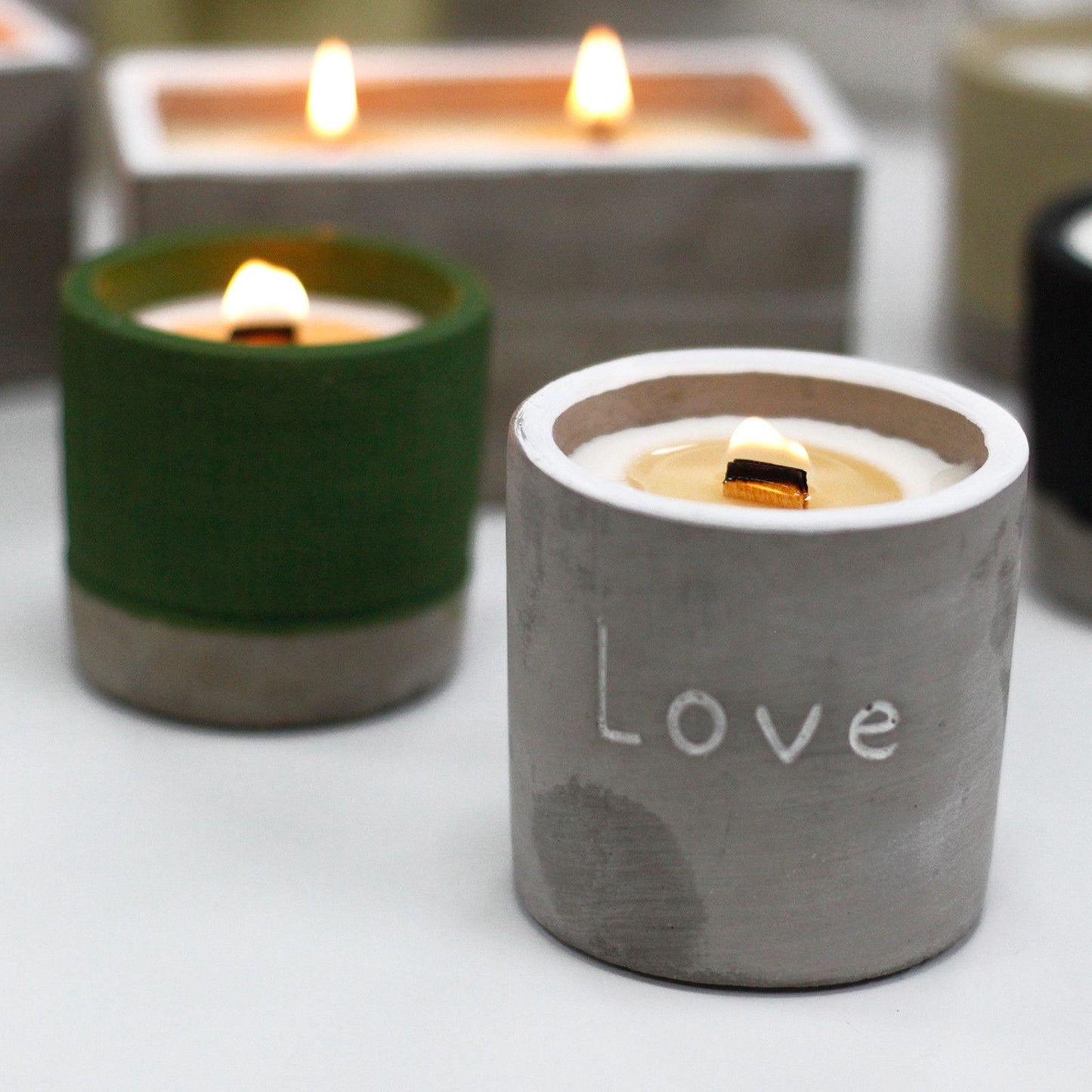 Olla mediana - Love - Purple Fig & Casis