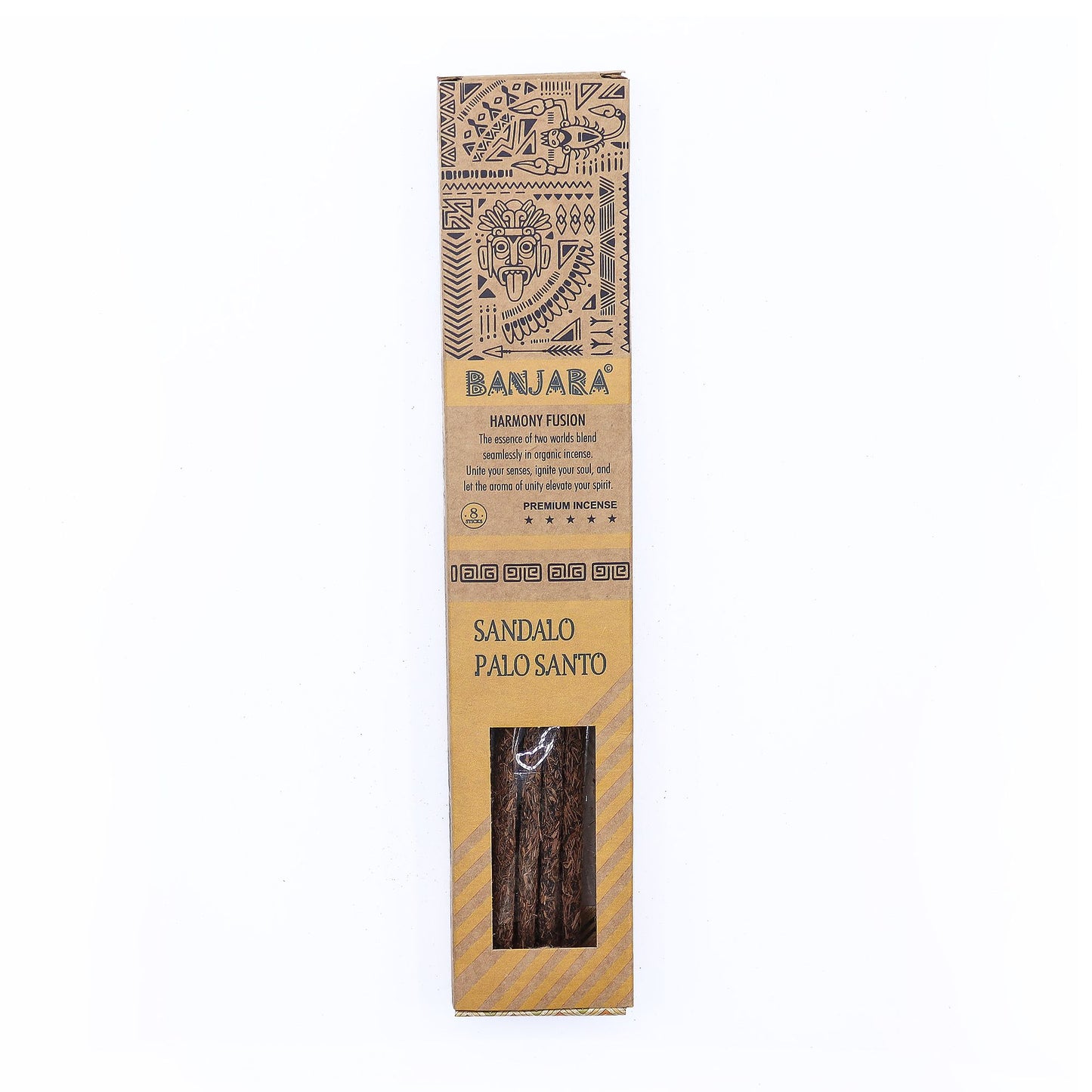 Banjara Palitos de Palo Santo para sahumar - Juego de 6 - Caja