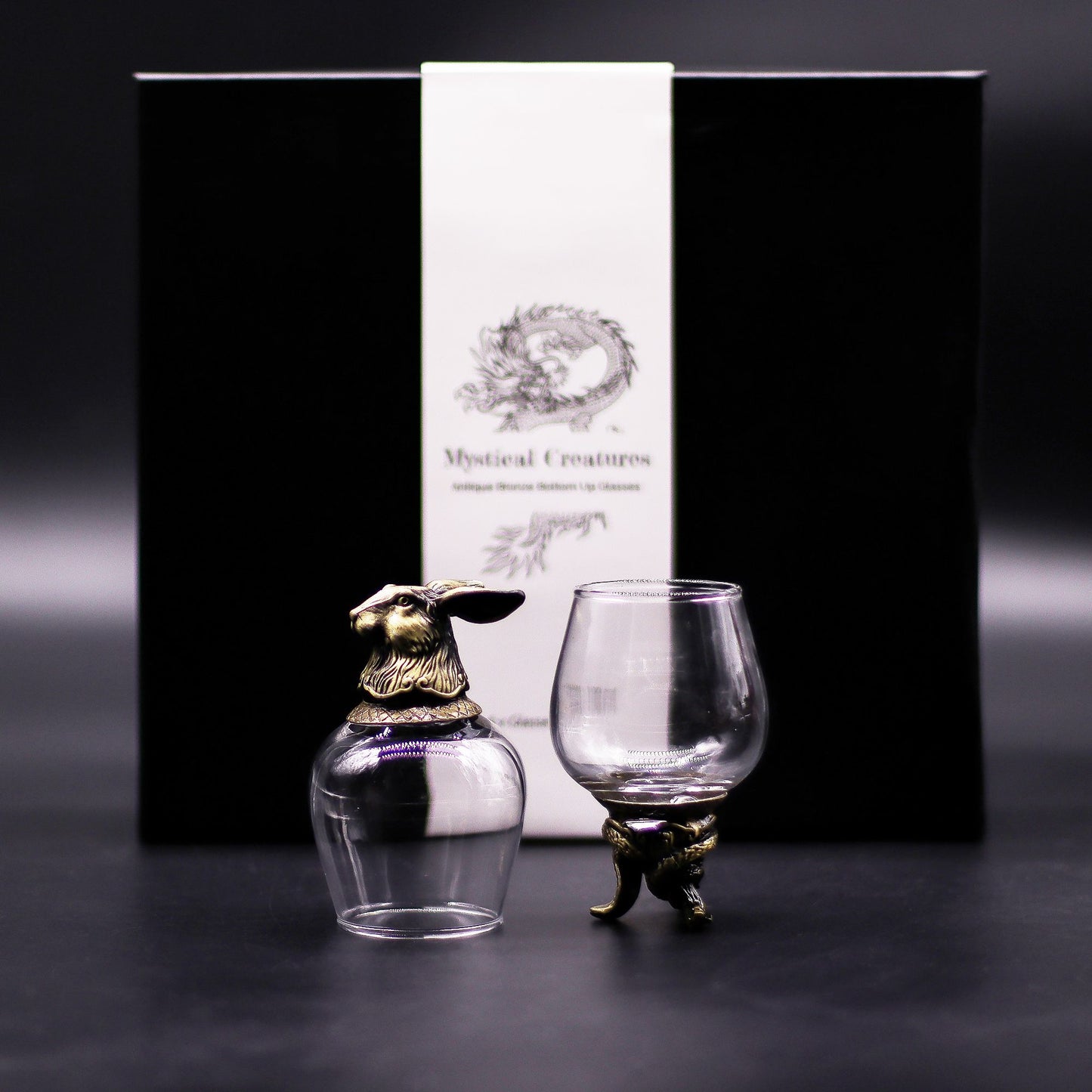 Set de regalo de 6 vasos (100 ml) - Criaturas Místicas - Bronce Antiguo