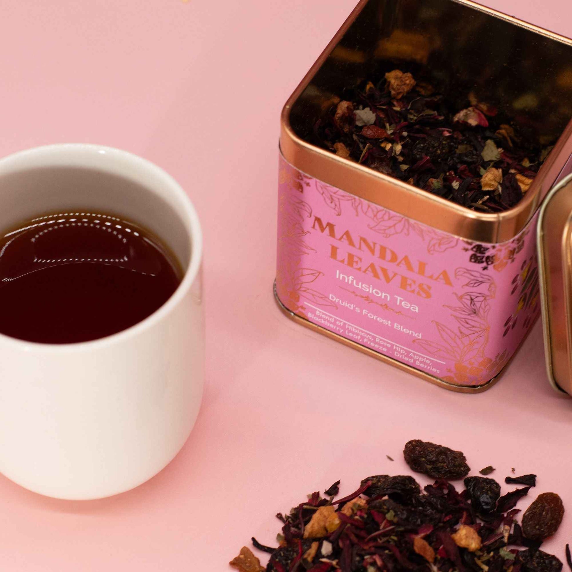 Mistura de Chá Natural 50g - Sabores Encantadores do Bosque do Druida