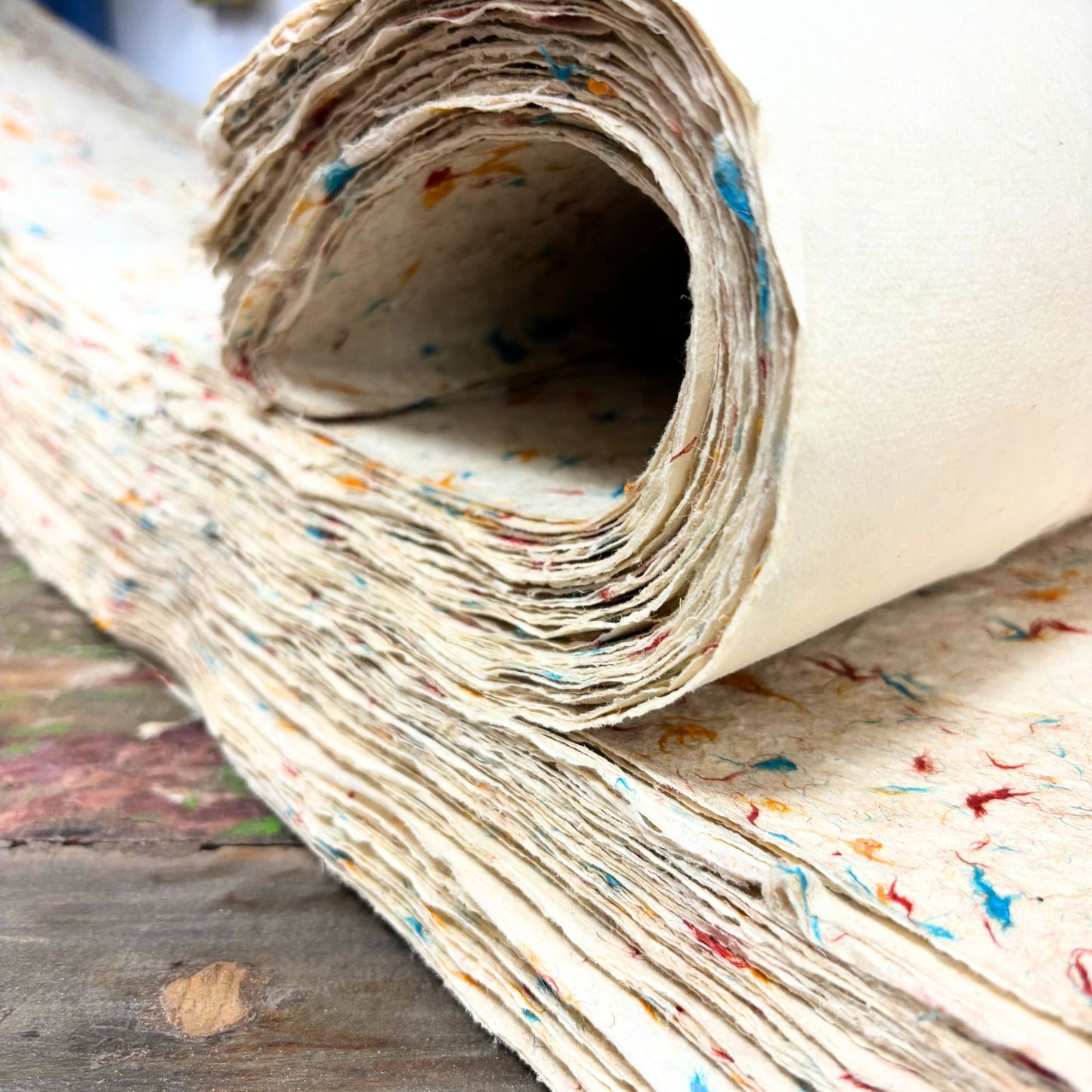 Lokta Craft y Papel de Regalo 51x76cm – Verde hierba