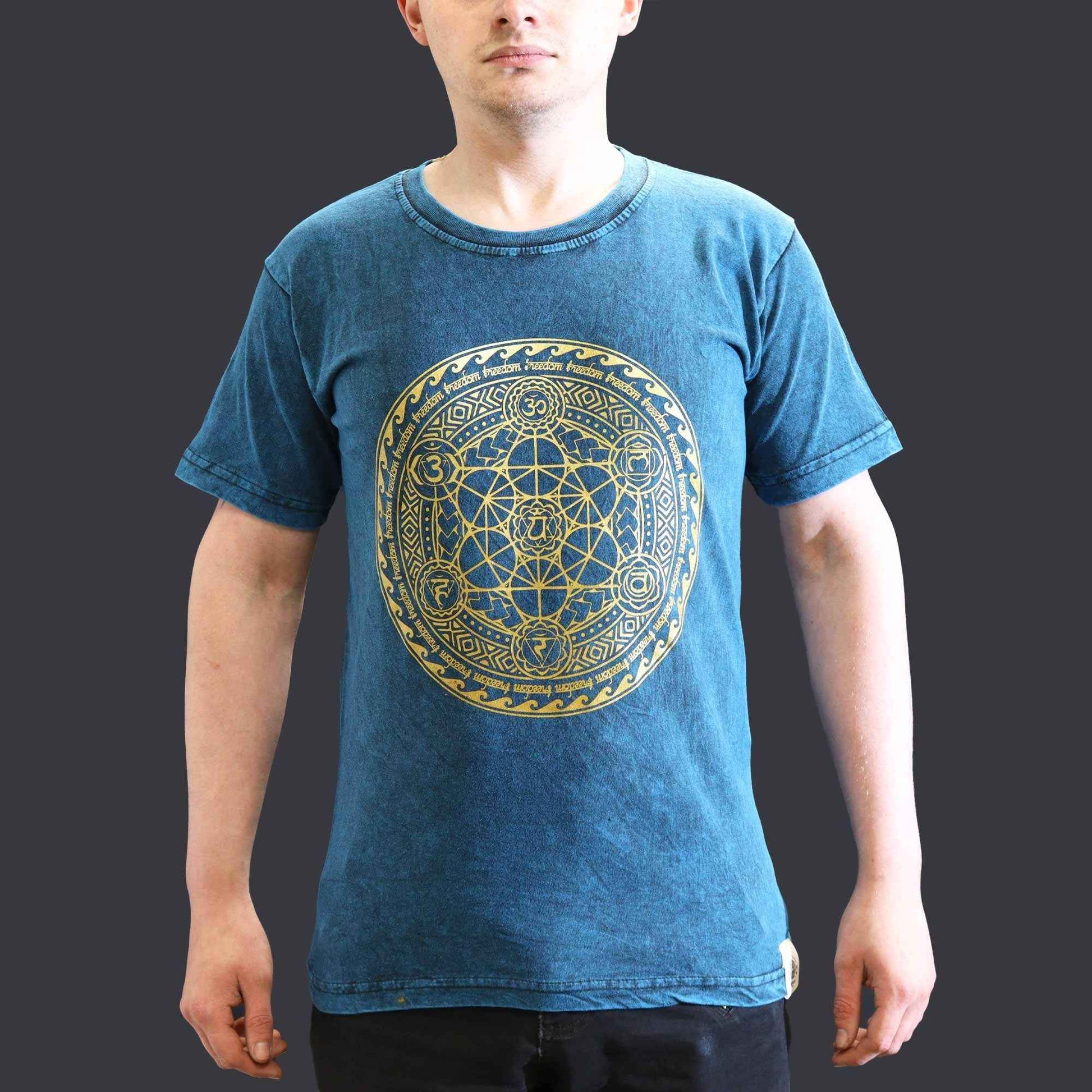 Camiseta Nomad Sari Pequeña - Chakra - Azul